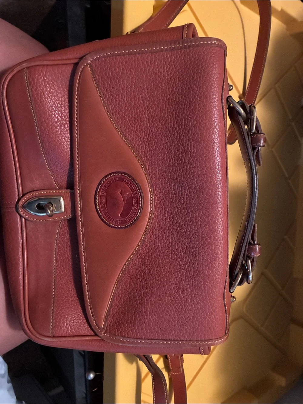 Dooney & Bourke structured satchel